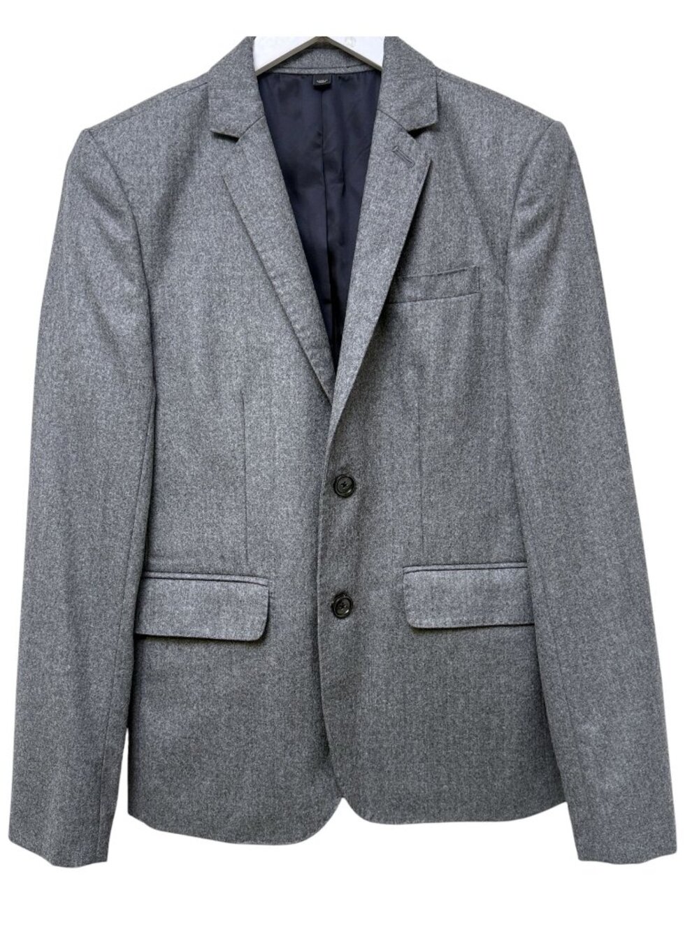 Crewcuts Ludlow Blazer Boys Size 14 Grey Wool Suit Jacket Preppy Classic School